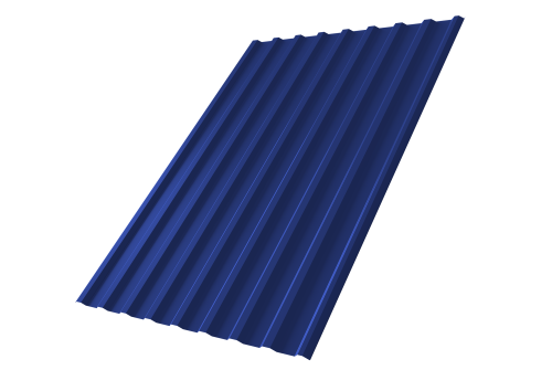 Профнастил С20R 0.45 PE RAL 5002 синий ультрамарин