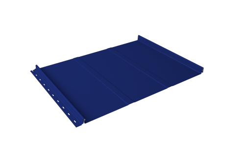 Кликфальц Line Grand Line 0.45 PE с пленкой на замках RAL 5002 ультрамариново-синий