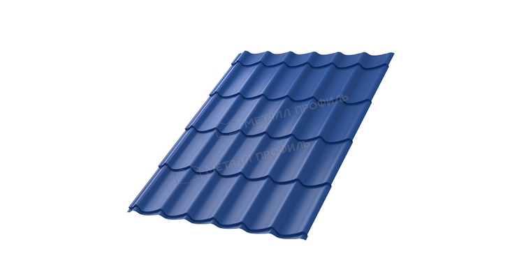 Металлочерепица МП Ламонтерра покрытие NormanMP ПЭ-01 ral 5005 толщина 0.5