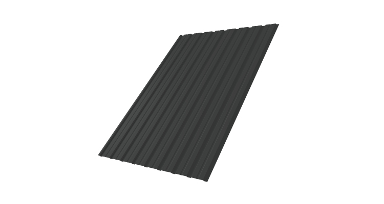 Профнастил С10В 0.5 Satin RAL 7016 антрацитово-серый