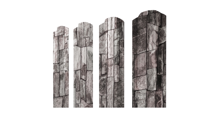 Штакетник М-образный В фигурный 0,45 Print Elite Fine Stone TwinColor