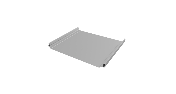 Кликфальц Pro Grand Line 0,45 Drap TX с пленкой на замках RAL 7047 телегрей 4