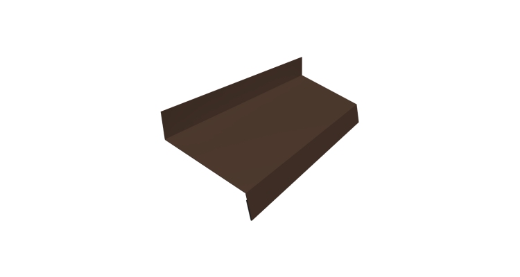 Отлив простой 50 0,5 PurPro Matt 275 RAL 8017 шоколад (2м)