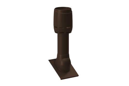 Дефлектор вытяжной вентиляции для плоской черепицы d125 Тегалит коричневый