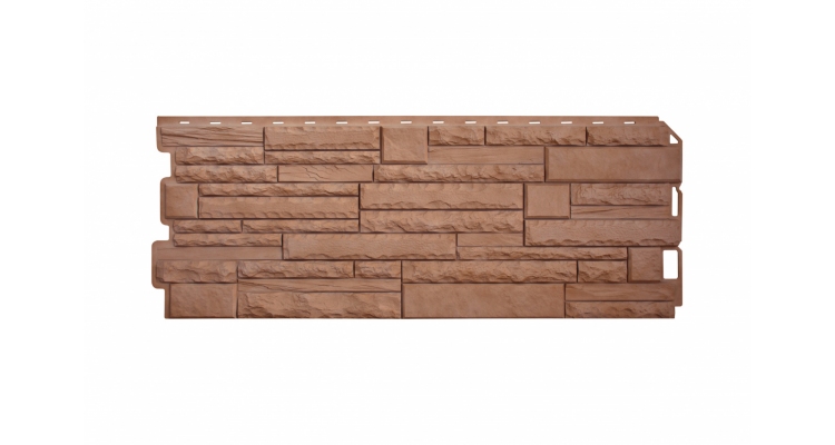 Панель Камень скалистый (терракотовый) ЭКО АП 1,10*0,43 (уп-ка 10 шт.)