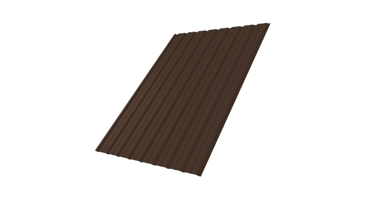 Профнастил С10В 0.45 Drap TwinColor RAL 8017 шоколад