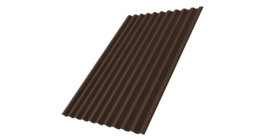 Профнастил С21R 0,45 Drap-double TX RAL 8017 шоколад