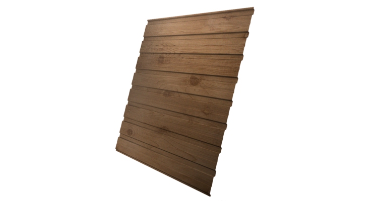 Профнастил С10B 0.45 Print Premium Pine Wood Fresh