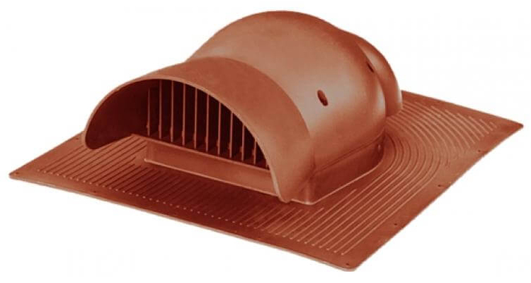 Вентиль кровельный Krovent KTV красно-коричневый