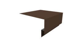 Планка околооконная сложная Блок-хаус new 200х75х27 0,5 Drap TX RAL 8017 шоколад (3м)