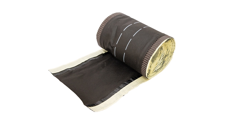 Аэроэлемент конька Optima коричневый 300мм, 5м