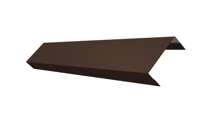 Ламель обратная 50 забора жалюзи Texas 0.45 Drap TX RAL 8017 шоколад