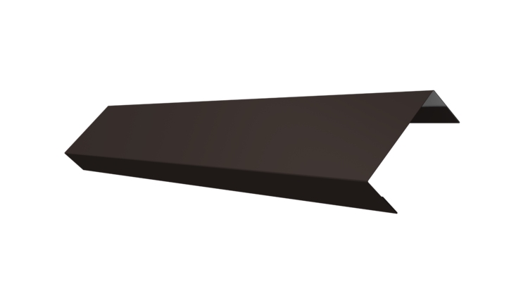 Ламель обратная 50 забора жалюзи Texas 0.5 Drap TX RR 32 темно-коричневый