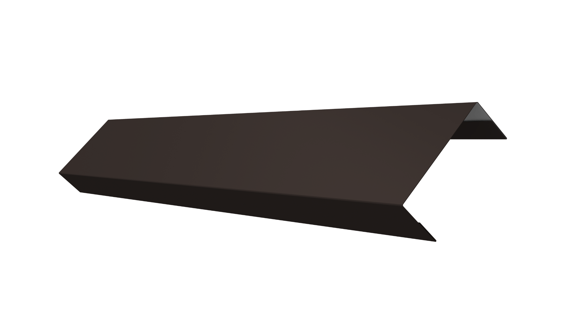 Ламель обратная 50 забора жалюзи Texas 0.5 Satin Matt с пленкой RR 32 темно-коричневый