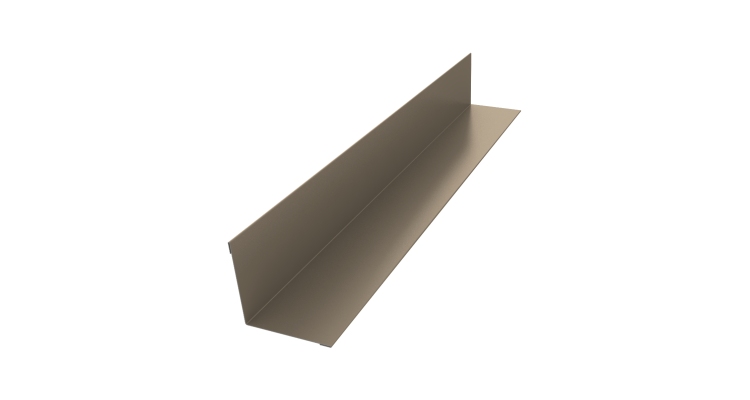 Угол внутренний 50х50 0,5 Satin с пленкой RAL 1015 светлая слоновая кость (2м)