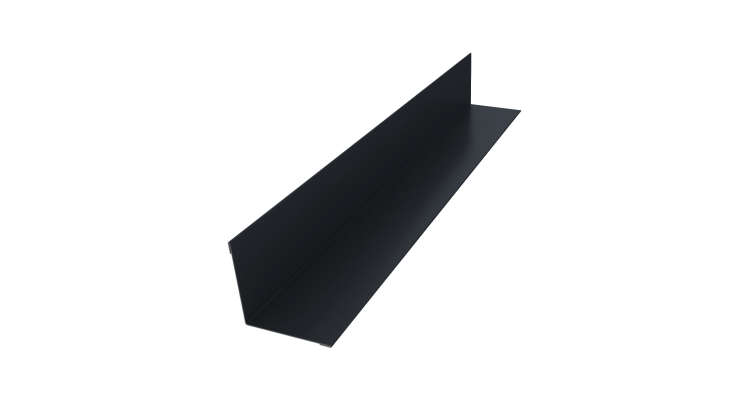 Угол внутренний 50х50 0,5 Drap TX RAL 7024 мокрый асфальт (3м)