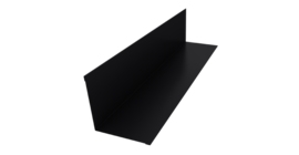 Угол внутренний 110х110 0,45 Drap RAL 9005 черный (3м)