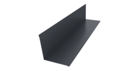 Угол внутренний 110х110 0,5 Drap TX RAL 7024 мокрый асфальт (2м)