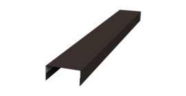 Крышка 30х20 жалюзи Texas 0,45 Drap TR RR 32 темно-коричневый (3м)