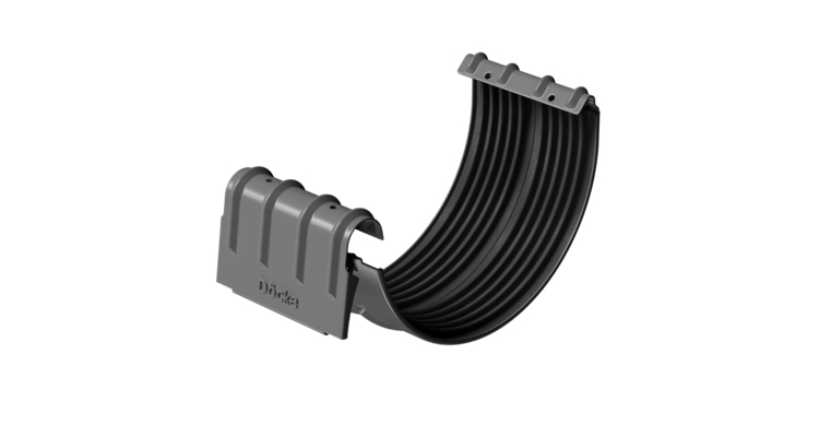 Соединитель желобов Stal Premium, графит