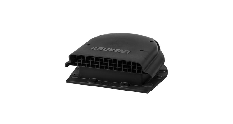 Вентиль кровельный Krovent KTV-Seam new черный