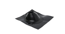 Проходной элемент MF угловой №2 (180-280мм) +240 силиконовый (металлический окрашенный фланец) черный