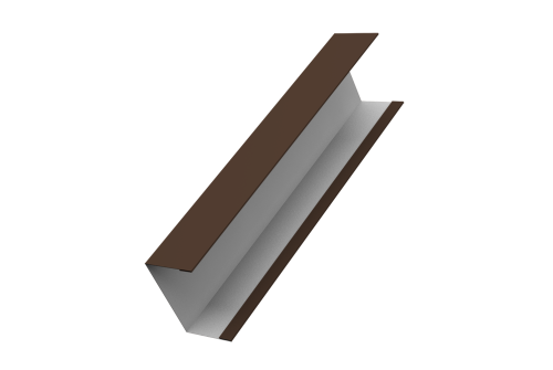 Крышка жалюзи Milan,Tokyo 0,45 Drap RAL 8017 шоколад (3м)
